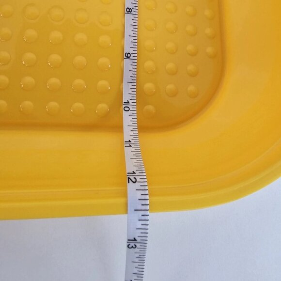 Vintage Season N Serve Large Meat Marinade Tenderizer Container With Lid Yellow - Picture 7 of 9